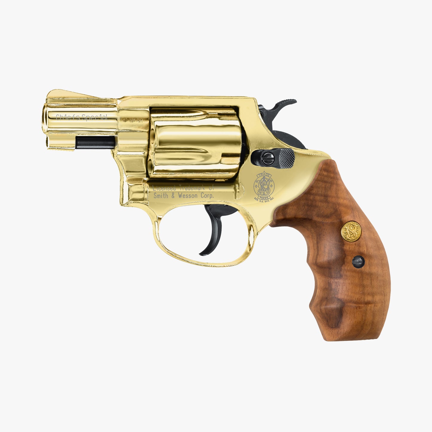 Smith & Wesson Chiefs Special 24 Karat Gold