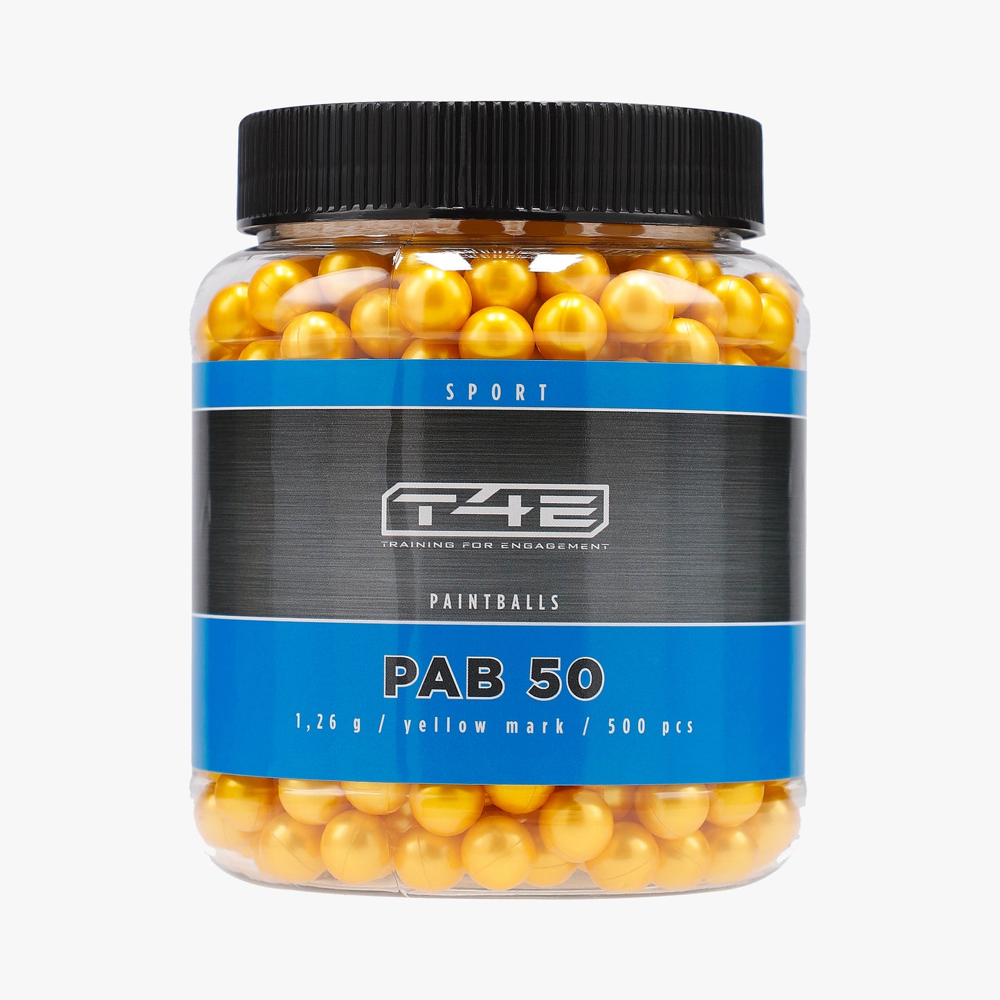 T4E Sport PAB 50 Paintballs gelb