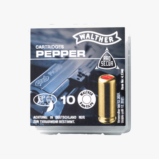 Walther Pfefferpatronen 9mm P.A. 10Stk.